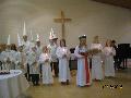 Lucia med följe 10.12 2014