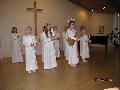 Lucia med följe den 8.12 2016