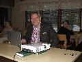 Johan Bardy berättade om Abborfors gård 23.11 2017