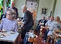 Första mötet på ett år. Det var glädje vid serveringen i Svedebo 21.10 2021